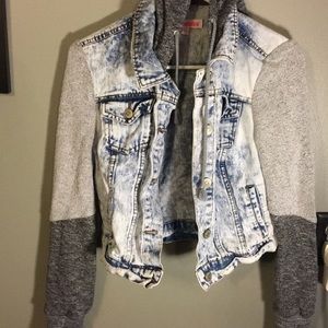 Jean/ sweater jacket
